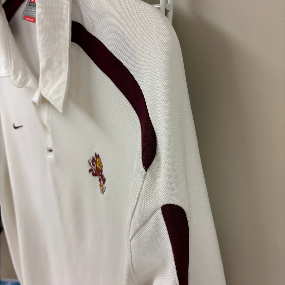 Embroidered Arizona State University Sun Devils Nike polo shirt size XXL. EUC - Picture 10 of 13